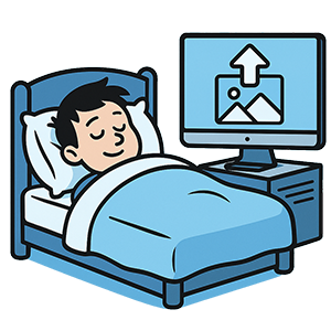 Upload And Sleep - Convert your images to WEBP - SaaS